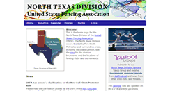 Desktop Screenshot of northtexasfencing.org